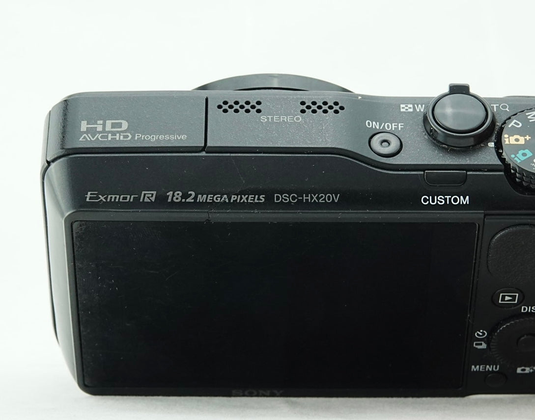 Sony Cyber-shot DSC-HX20V Digital Camera 18.2MP 20x Zoom GPS + 32GB SD Card