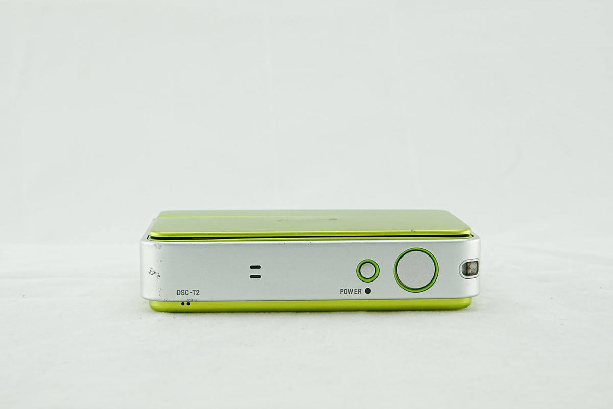 Sony Cyber-shot DSC-T2 8.1MP Digital Camera CCD Lime Green