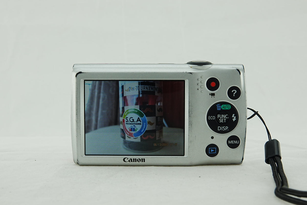 Canon PowerShot A2500 16MP Digital Camera CCD Red – Tested & Working
