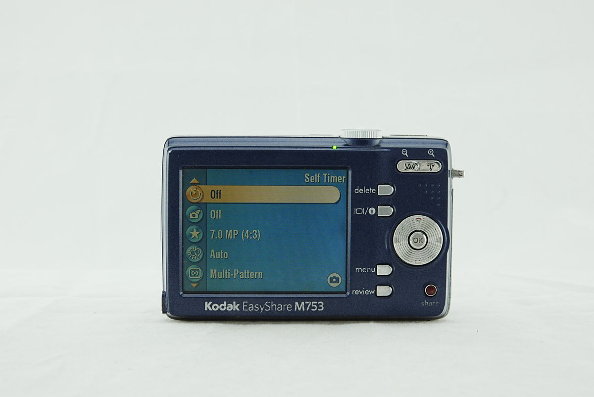 Kodak EasyShare M753 7.0MP Digital Camera CCD Blue