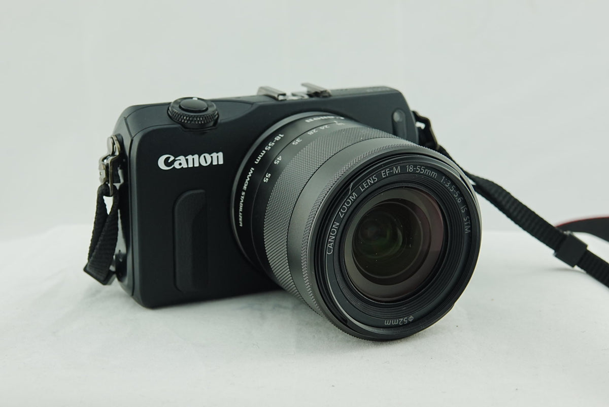 Canon EOS M Mirrorless Camera + 18-55mm IS STM Lens Full Set