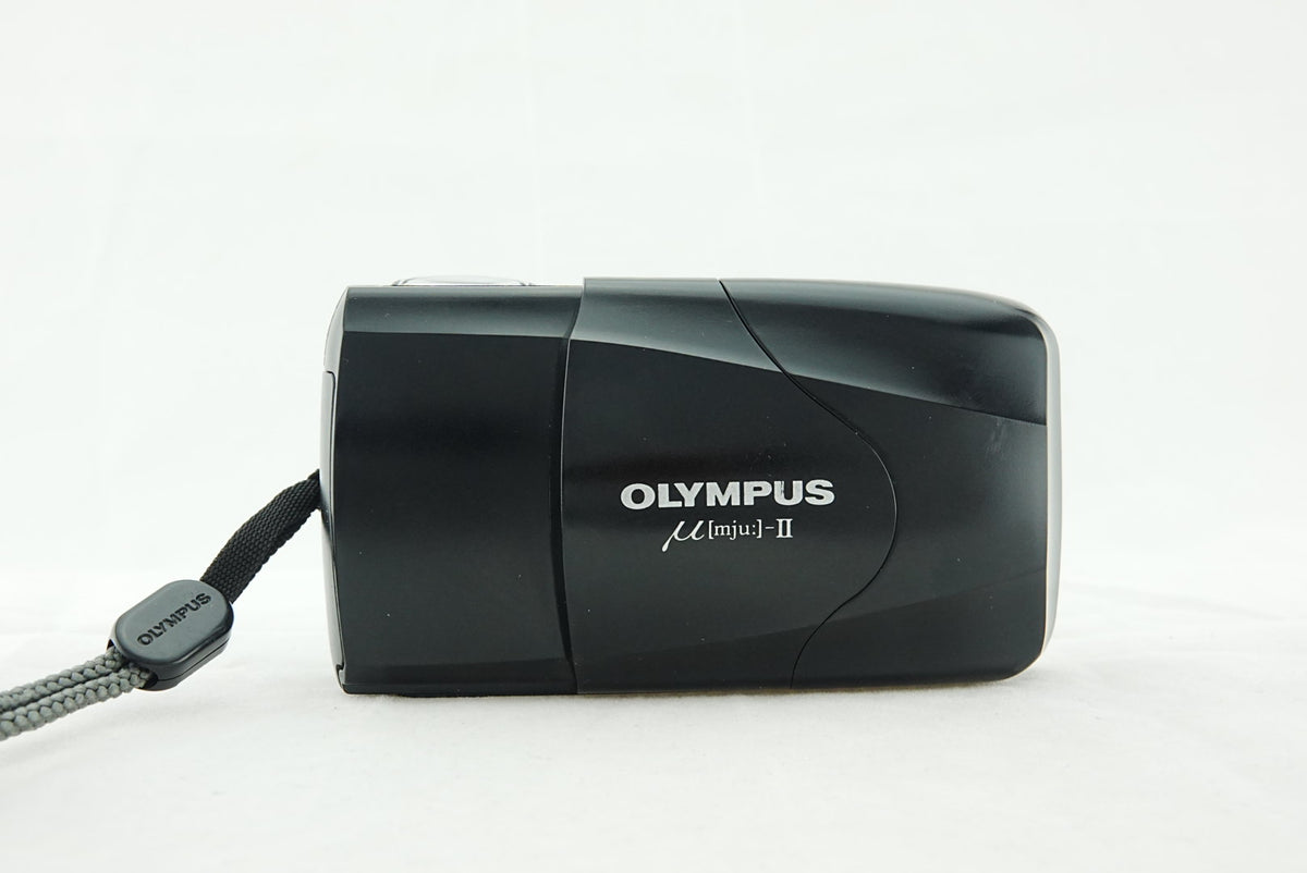Olympus mju-II μ[mju:]-II 35mm Film Camera f/2.8 Black – Tested & Working