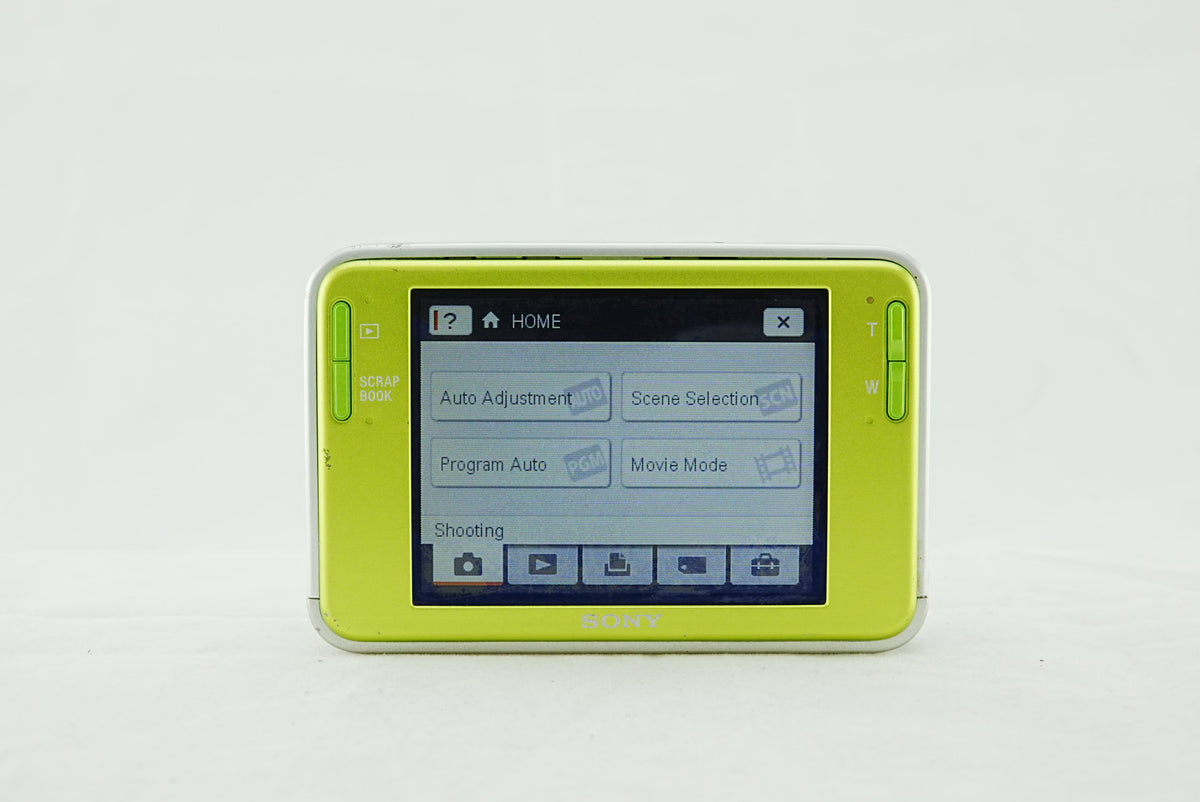 Sony Cyber-shot DSC-T2 8.1MP Digital Camera CCD Lime Green
