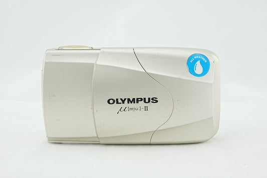 Olympus μ[mju:]-II 35mm Film Camera – Tested & Working – 35mm f/2.8 Lens