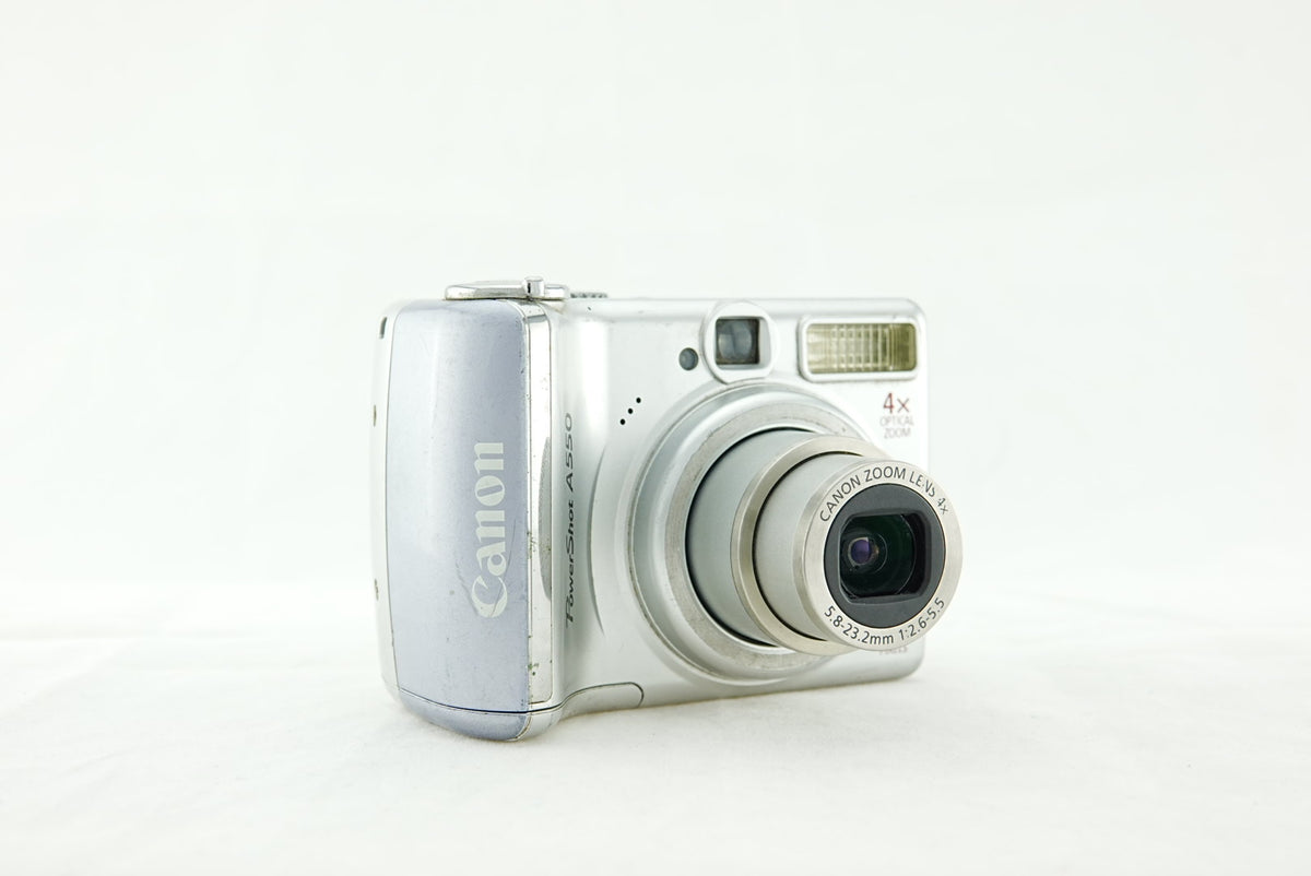 Canon PowerShot A550 7.1MP CCD Digital Camera – 4x Optical Zoom