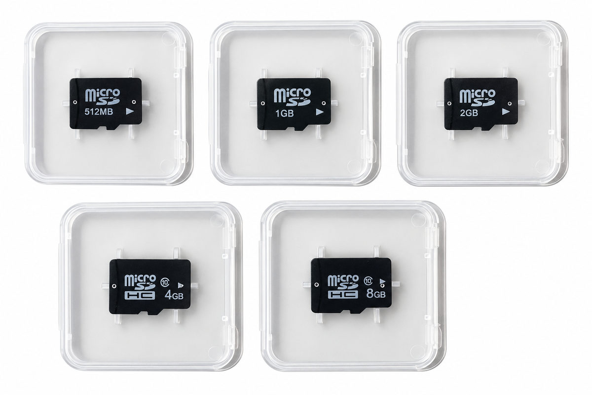 MicroSD Memory Cards – 512MB / 1GB / 2GB / 4GB / 8GB - Brand New
