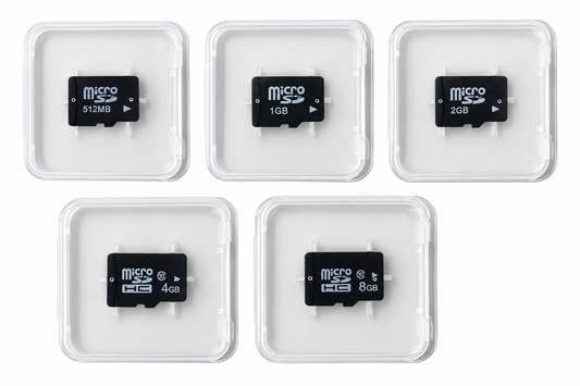 MicroSD Memory Cards – 512MB / 1GB / 2GB / 4GB / 8GB - Brand New