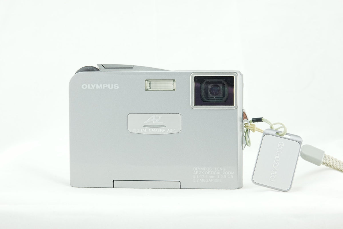 Olympus CAMEDIA AZ-1 3.2MP Digital Camera – Rare Silver Retro Compact