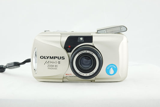 Olympus μ[mju:]-II Zoom 80 Panorama 35mm Film Camera