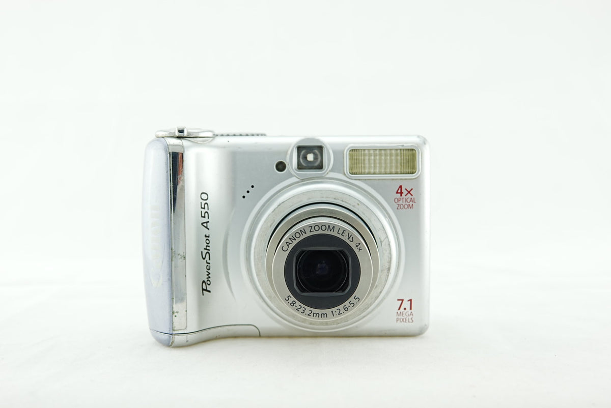 Canon PowerShot A550 7.1MP CCD Digital Camera – 4x Optical Zoom