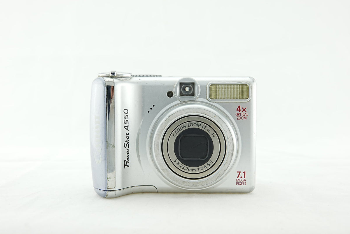 Canon PowerShot A550 7.1MP CCD Digital Camera – 4x Optical Zoom