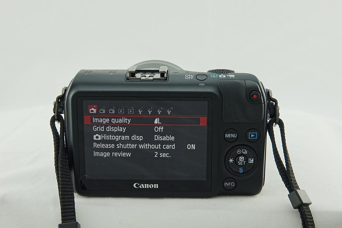 Canon EOS M Mirrorless Camera + 18-55mm IS STM Lens Full Set